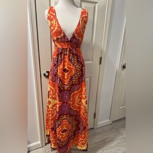 chinese dress ladies Womens Viscose Tie-Dye Grateful Dead Ripple SYF Maxi Dress